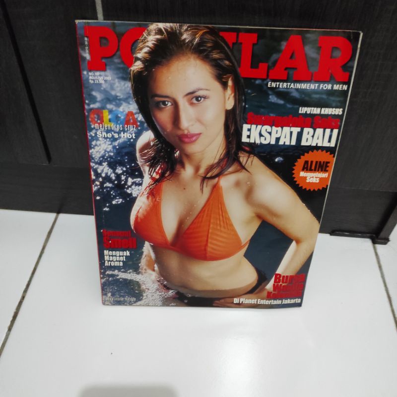 Majalah POPULAR cover OLGA MELENDRES CRUZ edisi 187/2003