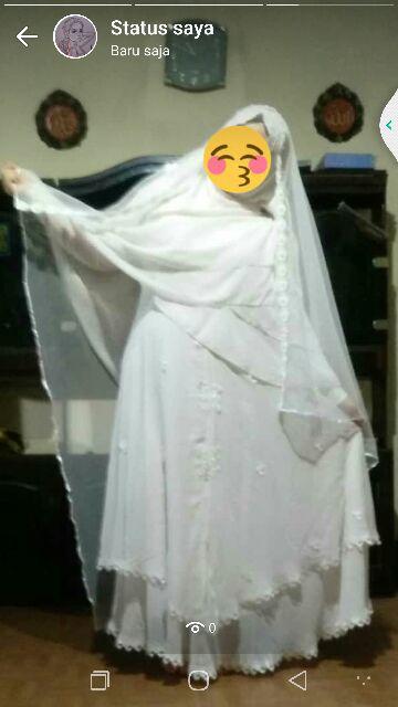 SET AKAD ALILA GAUN PENGANTIN SYARI Dress nikah putih SET AKAD ALILA GAUN PENGANTIN SYARI Dress nikah putih