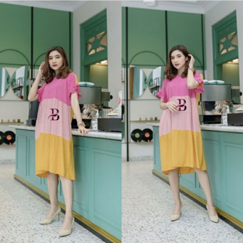 Daster Kombinasi Ice Cream / Daster Susun