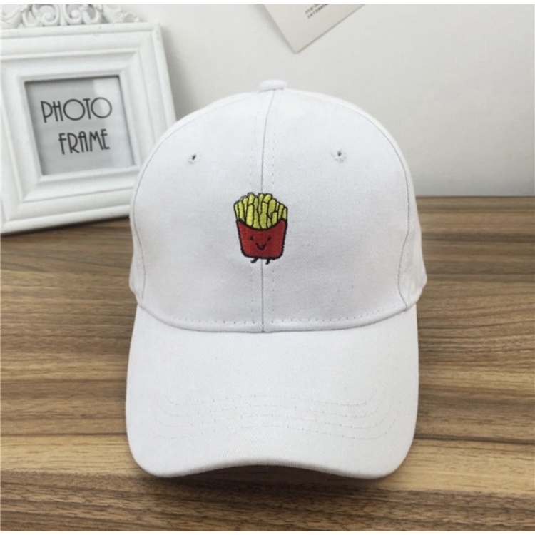 Topi baseball kaktus cream-Kentang putih