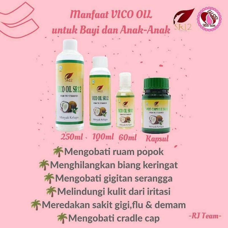 Vco Oil Sr12 Penghilang Jerawat Penambah Nafsu Makan Indonesia