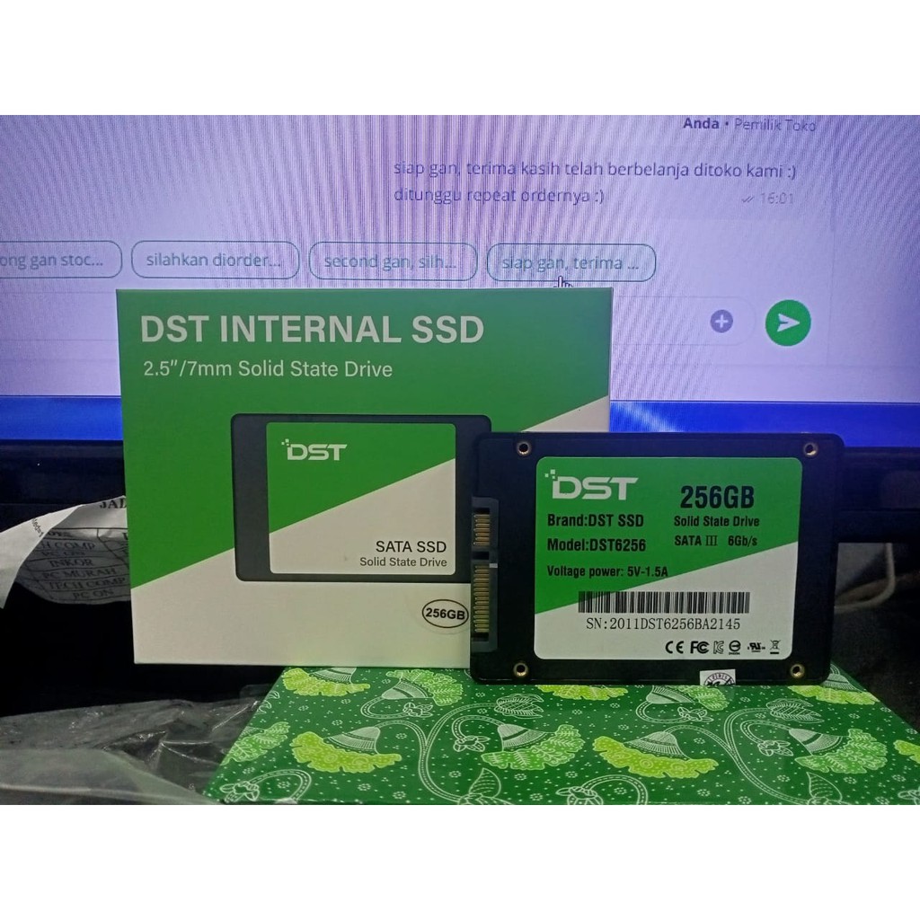 SSD 256GB - MERK DST