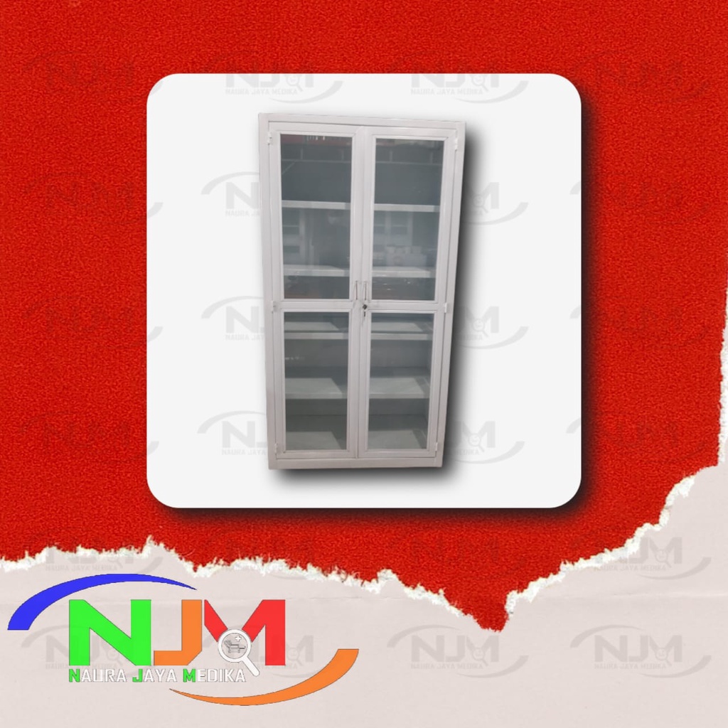 Lemari obat instrument kaca
