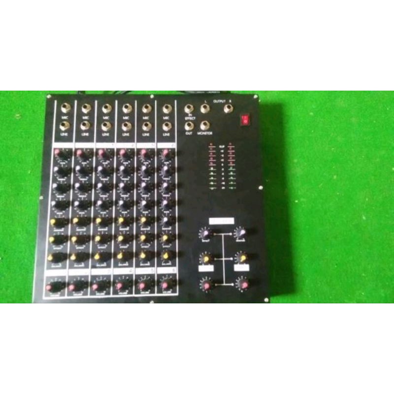 Audio mixer rakitan 6 channel