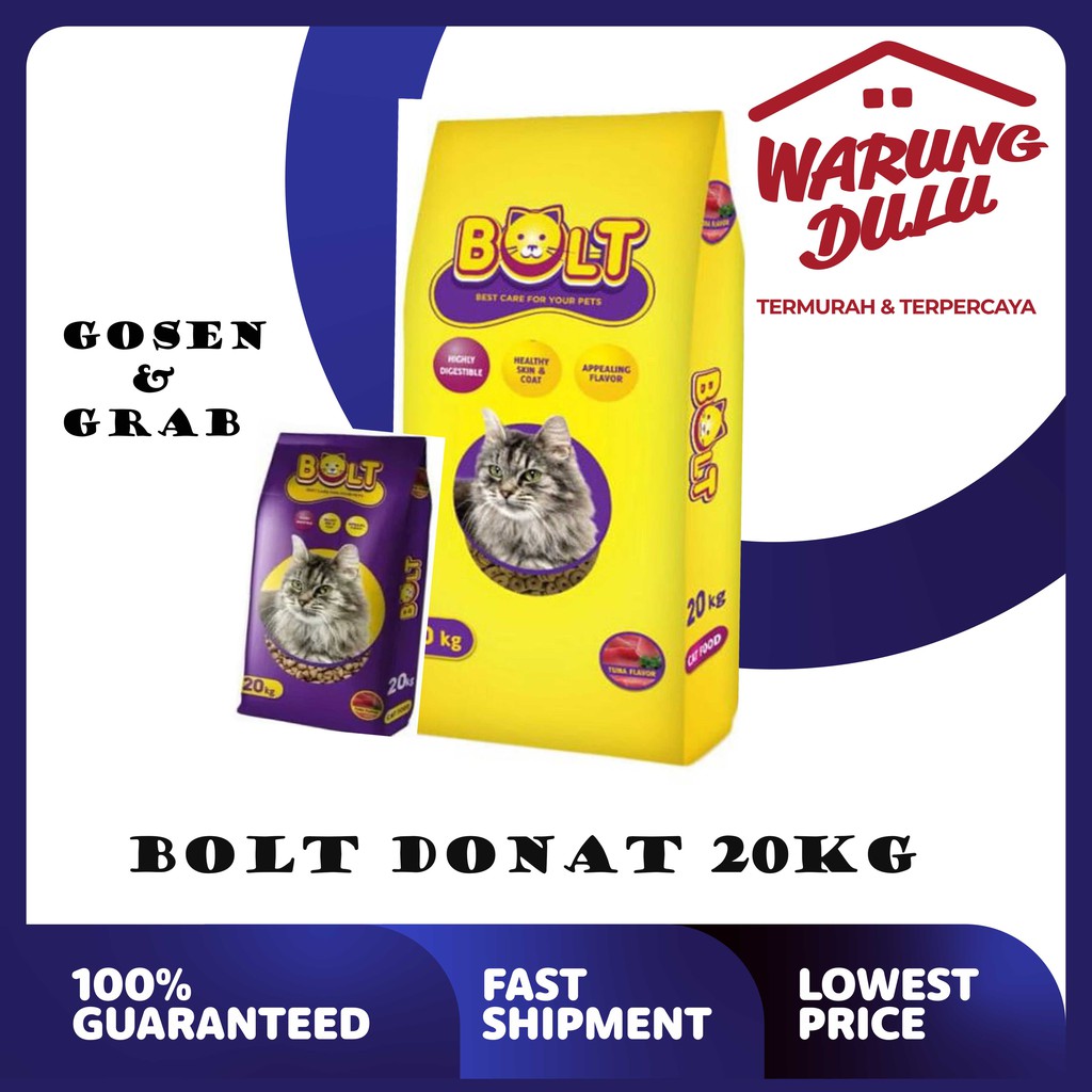 BOLT TUNA DONAT 20KG (GRAB/GOSEND)