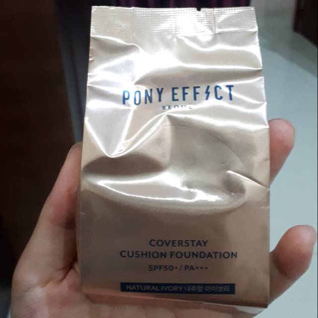 Pony effect coverstay cushion foundation