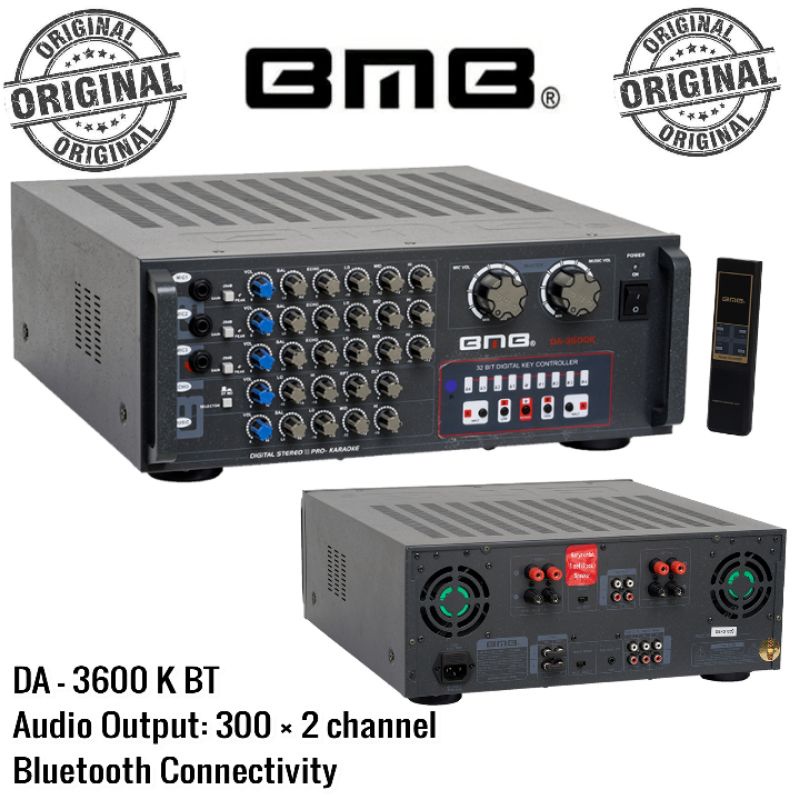 Amplifier Bmb Da 3600 K BT Original ( Bluetooth ) 300 WATT × 2