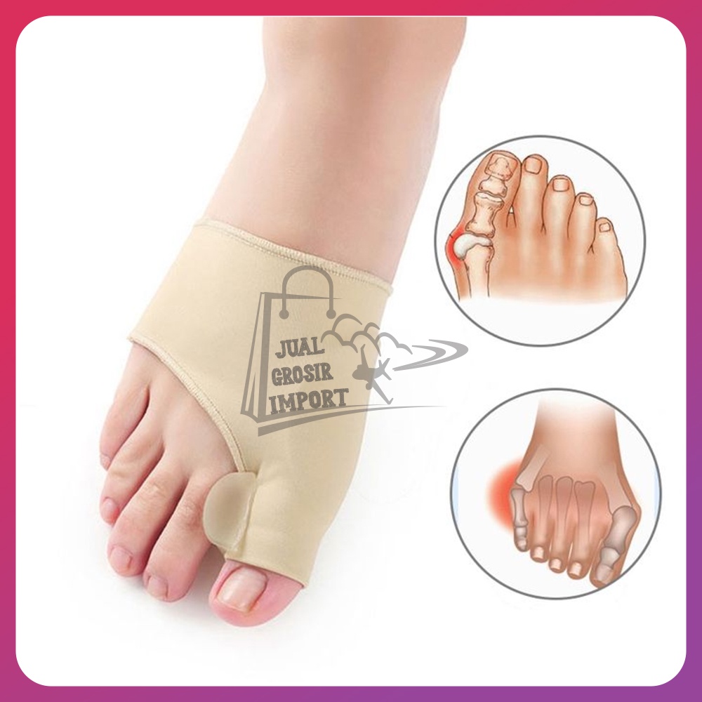 ORIGINAL Bunion Corrector Selip Alat Pelurus Pemisah Jempol Kaki