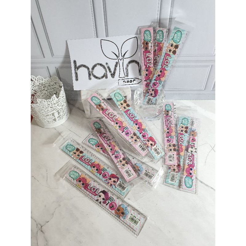 15 cm atau 20cm penggaris LOL/garisan 15cm/garisan 20cm LOL/ruler LoL-1