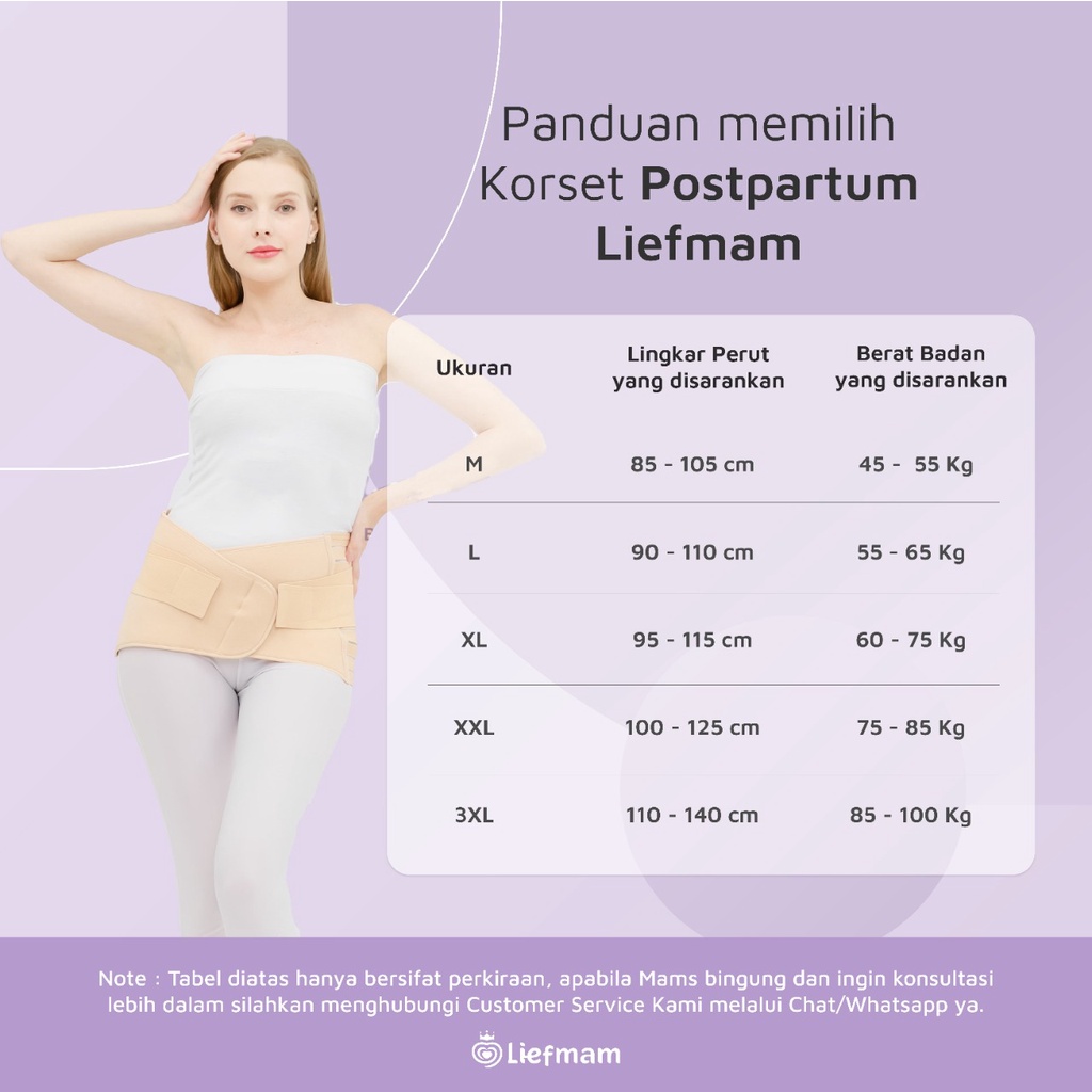 [M-L] Korset Postpartum Zaraya Original - Korset Pengecil Perut Pasca Melahirkan