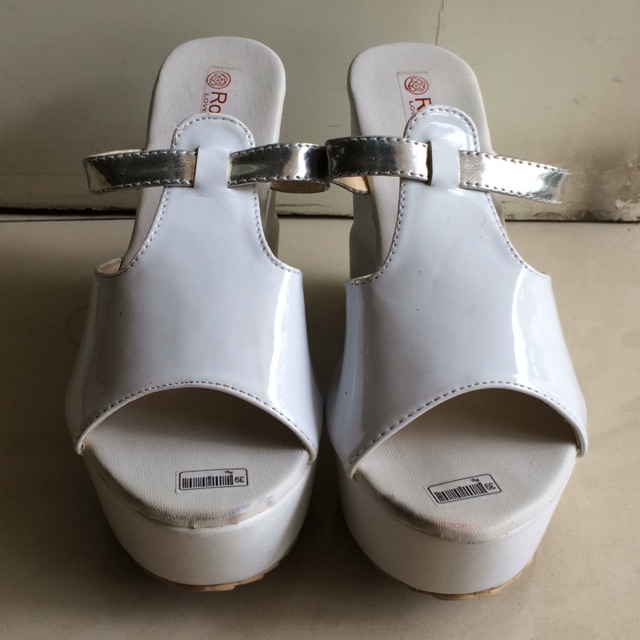 Sandal High Heels Roselina White Size 39