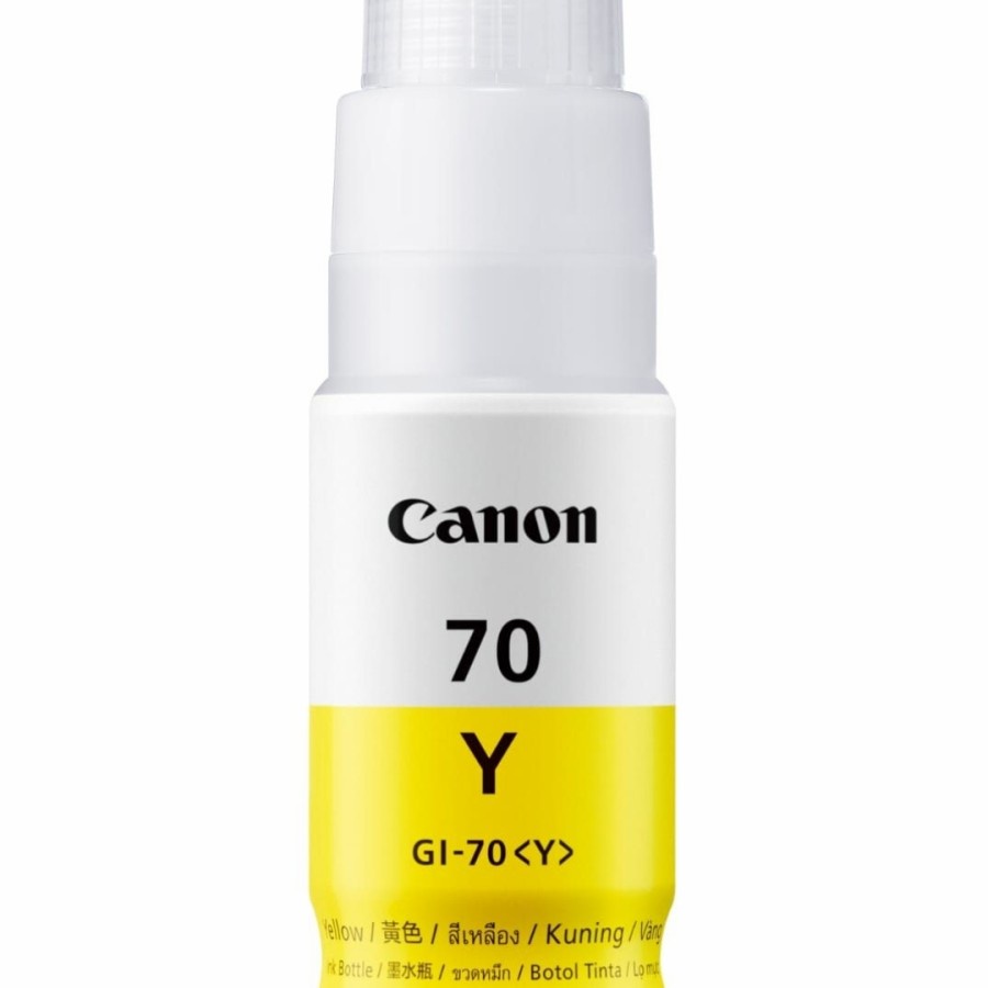 GI-70 YELLOW 70ml Tinta Botol Canon Pixma Original GI70 KUNING 100% ORIGINAL