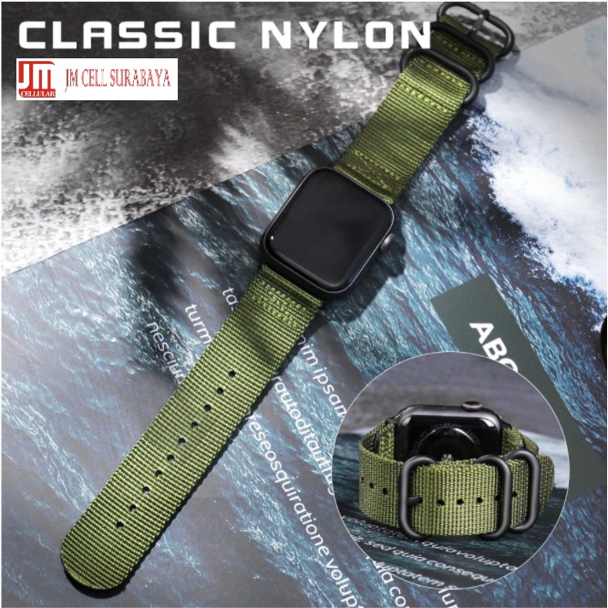 Tali Strap Nylon Nato Classic For Apple Watch 42mm 1 2 3 44mm 4 5