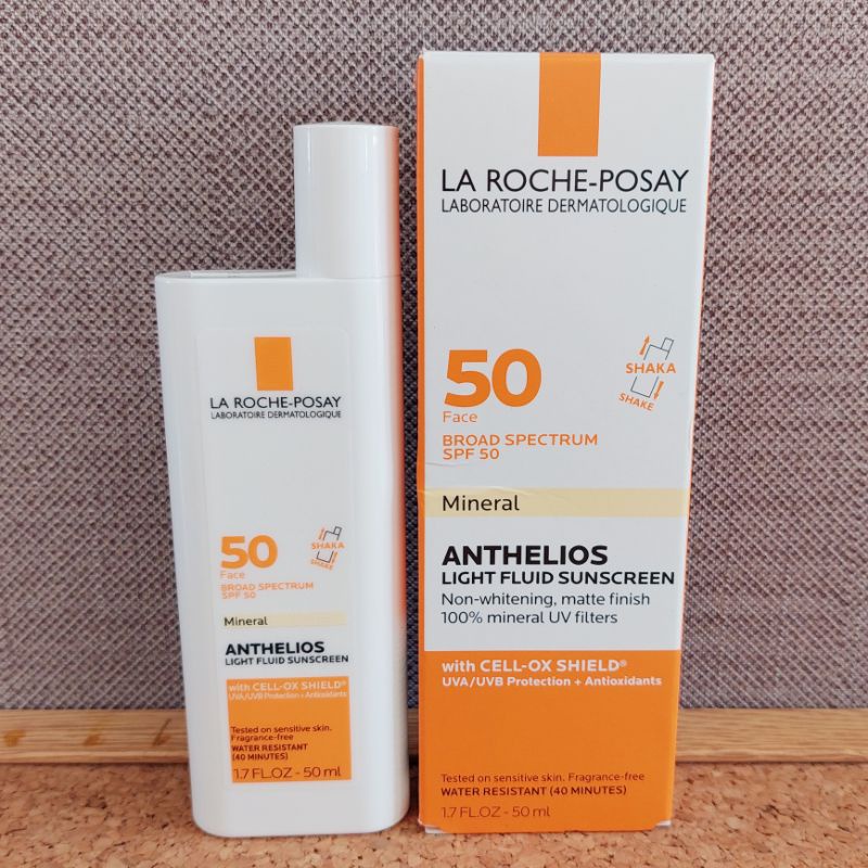 LA ROCHE POSAY Anthelios Light Mineral Zinc Oxide Sunscreen SPF 50, 50ml