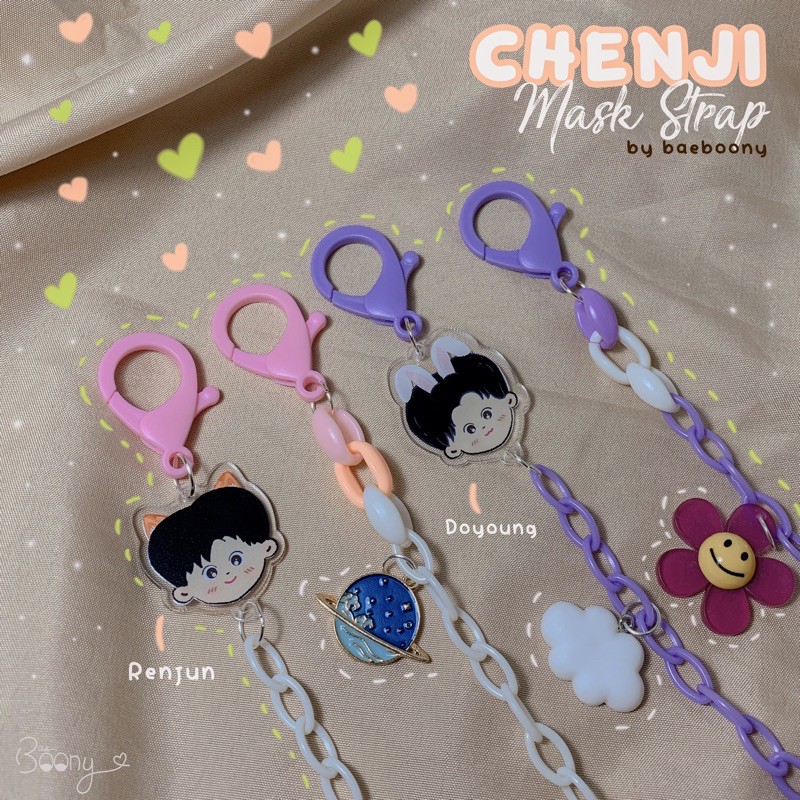 CHENJI Mask Strap (Renjun/Doyoung/Mark/Sungchan/Jeno) by BaeBoony