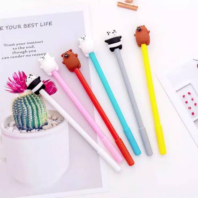 

Pena lucu/ pulpen gel we bare bears