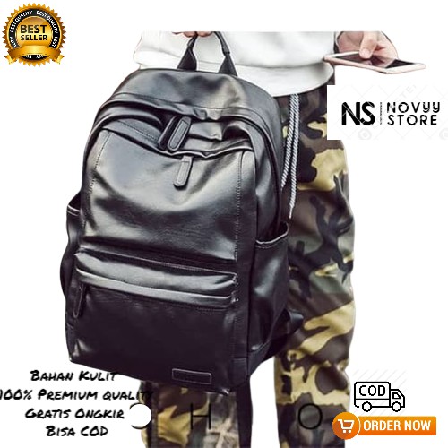 TAS RANSEL KULIT PRIA TAS COWOK TAS PUNGGUNG TAS SELEMPANG KULIT PRIA TAS PRIA IMPORT NS 119