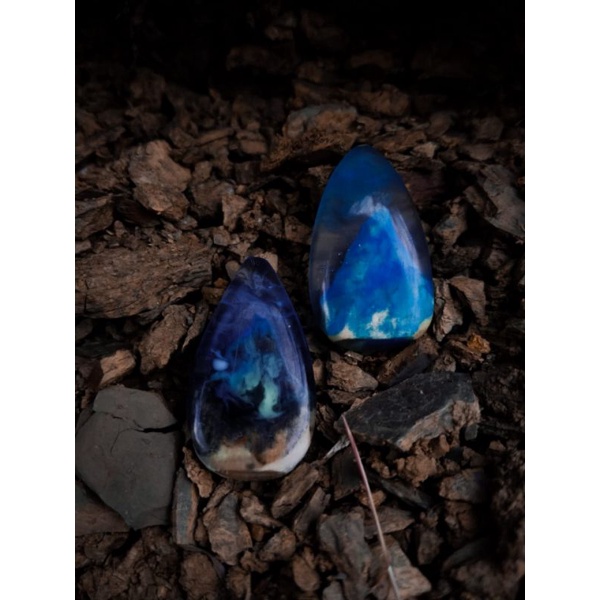 KALUNG RESIN CORAK ABSTRAK / KEREN / UNIK / KALUNG COWOK CEWEK