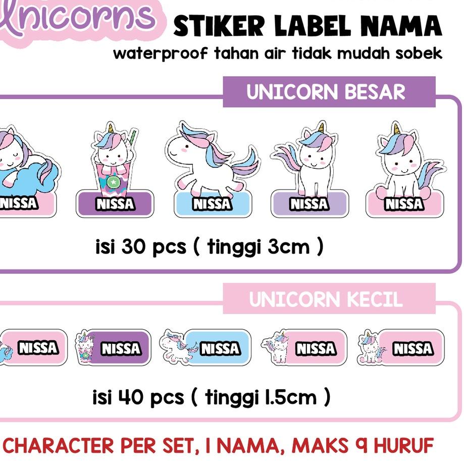 

[CiQ㊖] label nama anak Stiker gambar bt21 superhero avengers minion my little pony princess harry potter kakao friend custom //Bayar.di.tempat