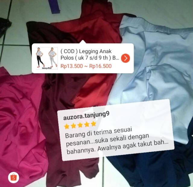 Legging Anak Polos  7  s/d 9 th  BISA PILIH WARNA