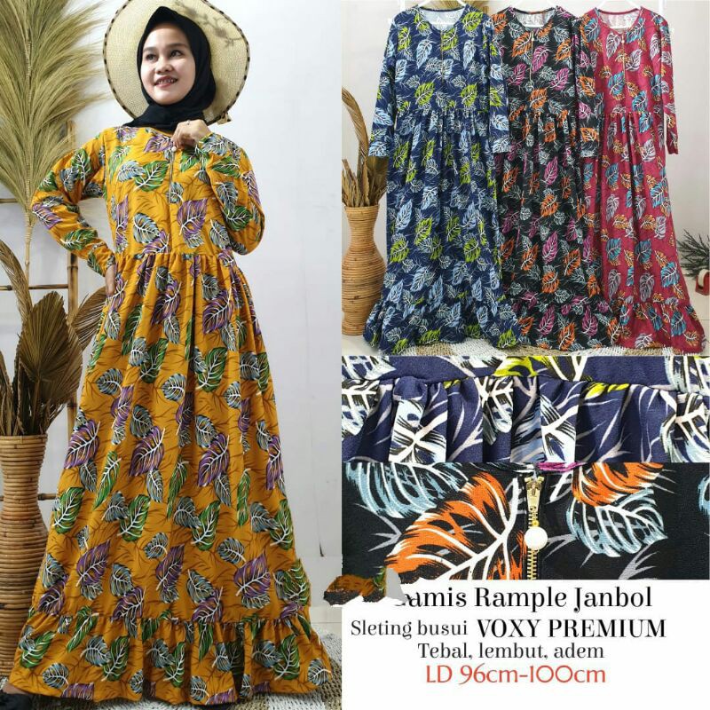 gamis jabol/gamis rample janda bolong