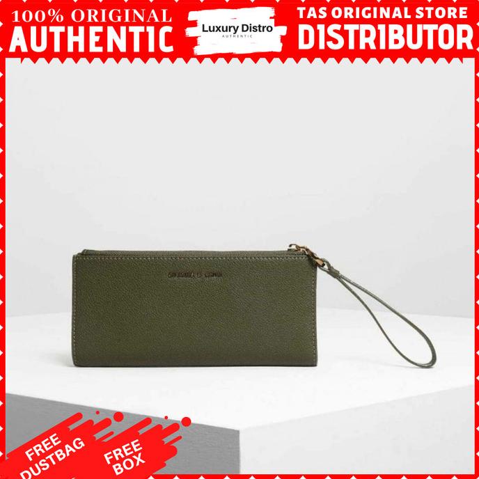 Dompet Panjang Polos Charles And Keith Wanita Original Store Mb879 Dpw65U19