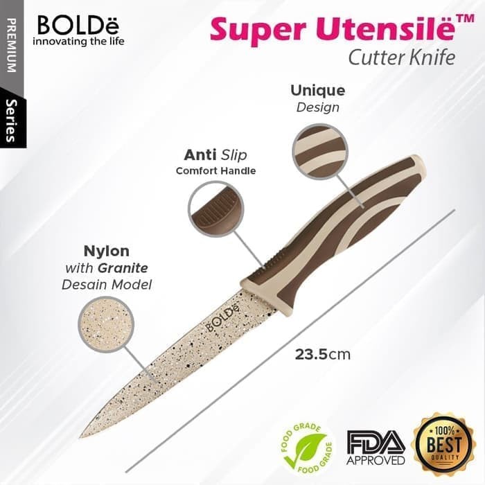 Pisau Bolde Pisau Set Bolde Super Utensile Electra Series Pisau Dapur promo