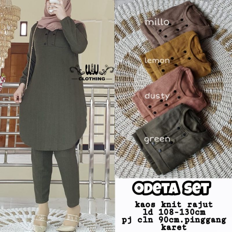 ODETA SETELAN WANITA TERBARU BY W&W FASHION ORI SOLO