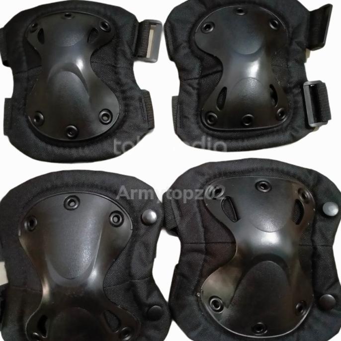 Deker lutut dan sikuk tactical / deker hitam