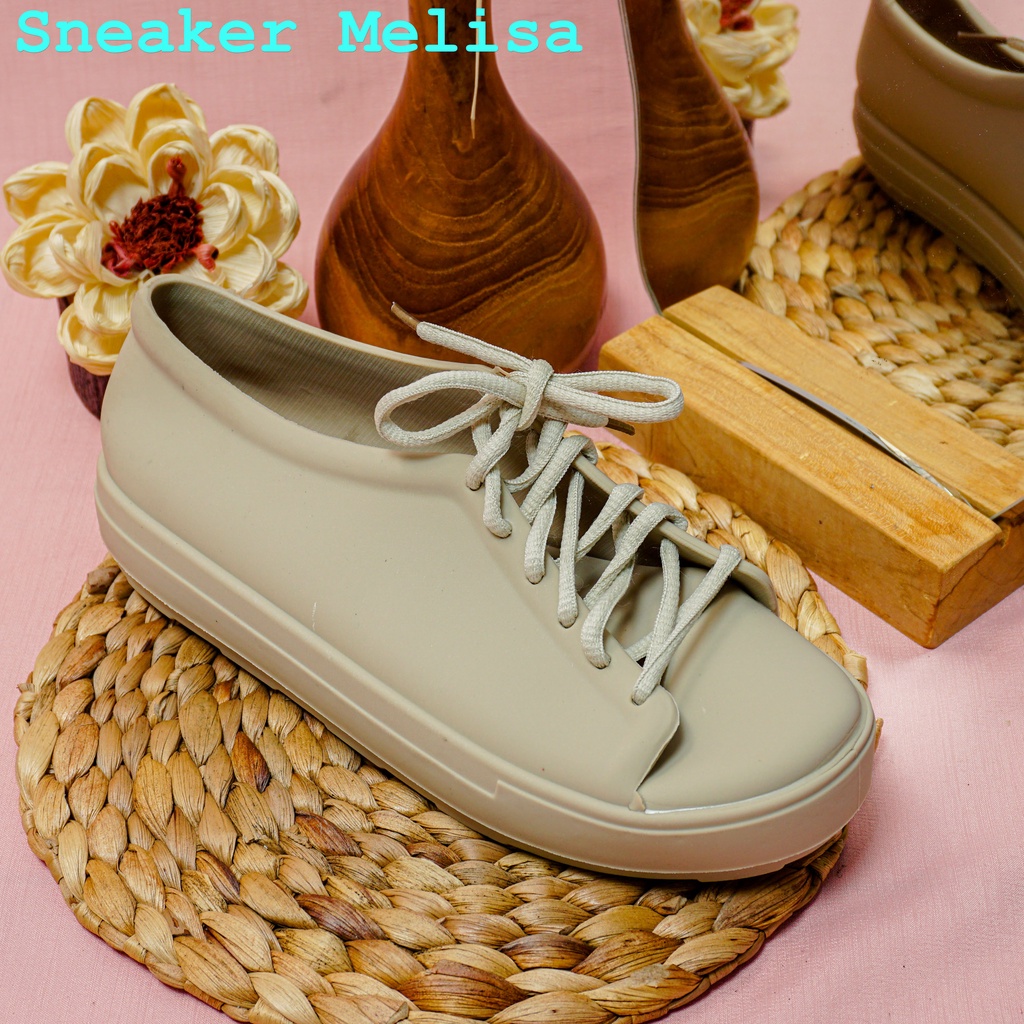 6.6 MEGA!! Sneakers Cewek WANITA SNEAKERS JELLY DOFF 6382-ABU