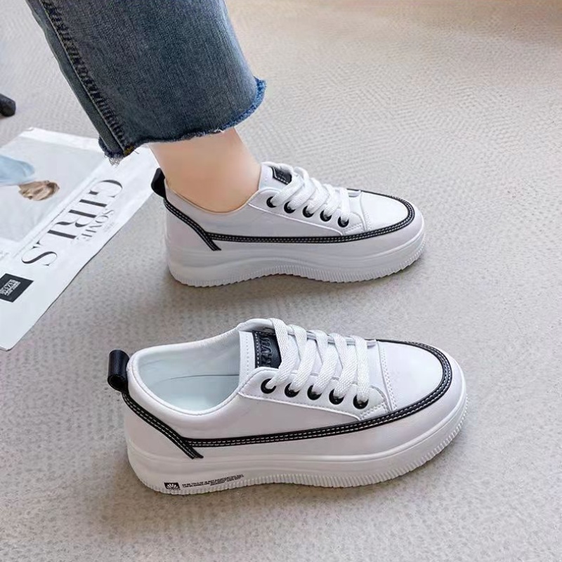 COD Sneakersdaily 2172 Sepatu Sneakers Wanita Sepatu Putih