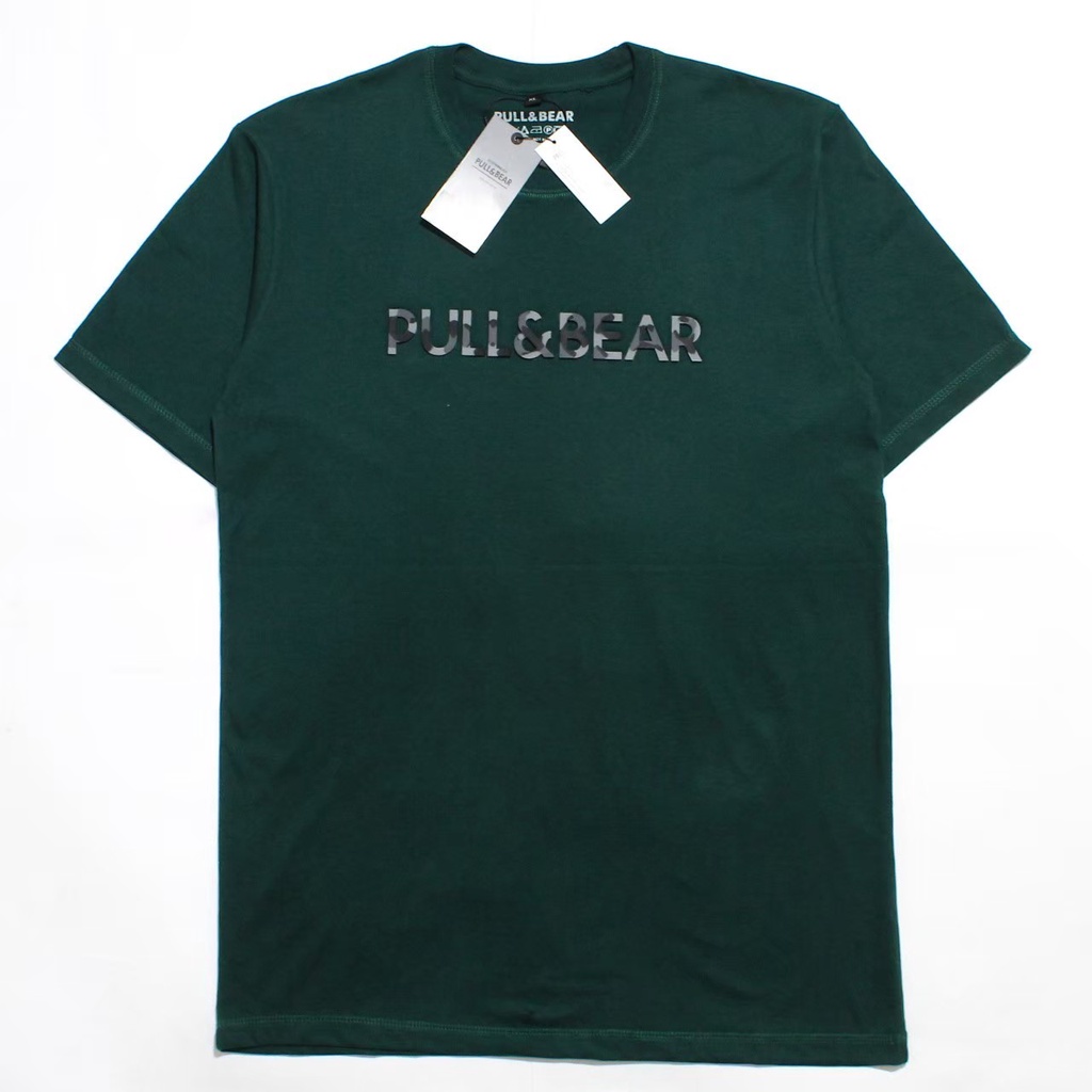 Kaos PULL AND BEAR Timbul / Embos Premium Kaos T-Shirt