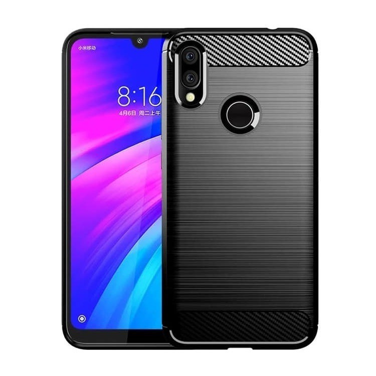 CASE SLIM FIT CARBON IPAKY XIAOMI REDMI NOTE 7 XIAOMI REDMI NOTE 7 BIASA SOFTCASE - FA