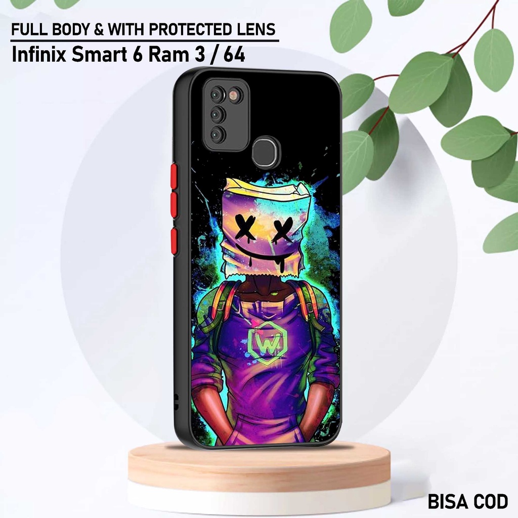 Sukses Case INFINIX SMART 6 RAM 3 - Softcase Dove Infinix Smart 6 Ram 3 - Silikon Hp Infinix  - Sili