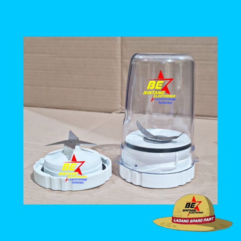 Set GELAS BUMBU Blender PHILIPS &amp; MONTING JUS HR 2115 2116 2061 2071