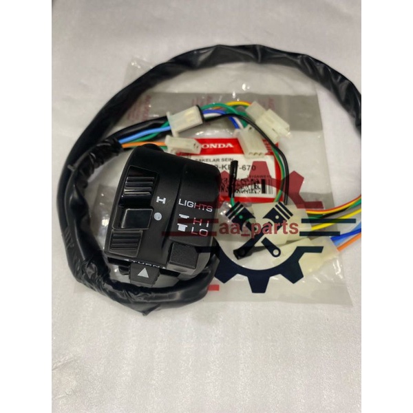 Saklar Kiri Switch Klakson Sen Tombol Lampu Dim Honda Supra X Lama Fit KEV