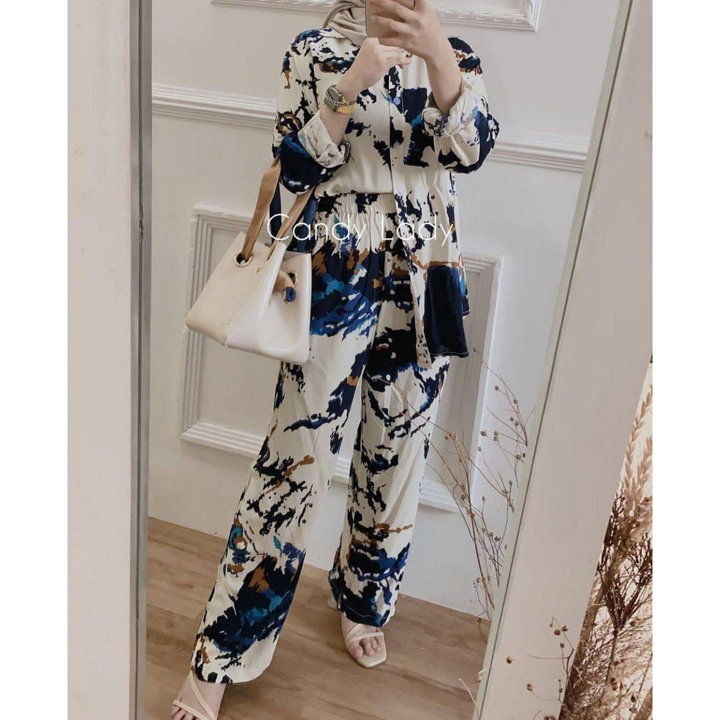 ONESET SETELAN DIAMORE GROSIR  SOLO AYUULYA 123 TROPICAL GISEL SET