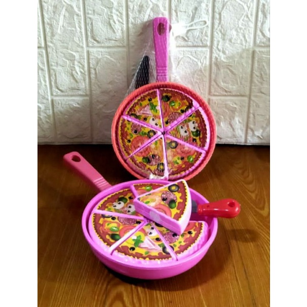 MAINAN TEFLON PIZZA MAINAN MASAK MASAKAN PIZZA