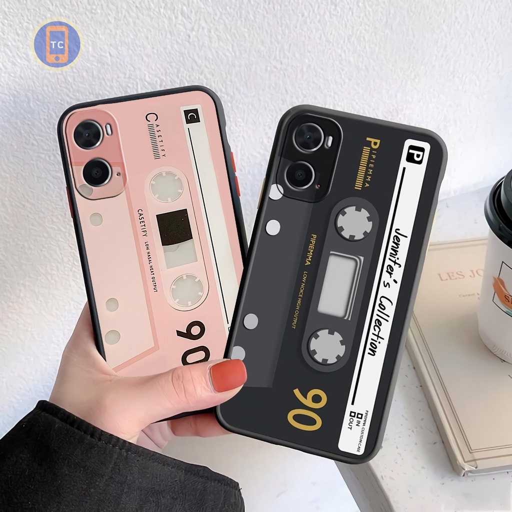 Topcase - Case Mixtape Oppo A96  / RENO 6 4G / A1K / A12 / A15 / A15S / A16 / A31 2020 / A33 2020/ A