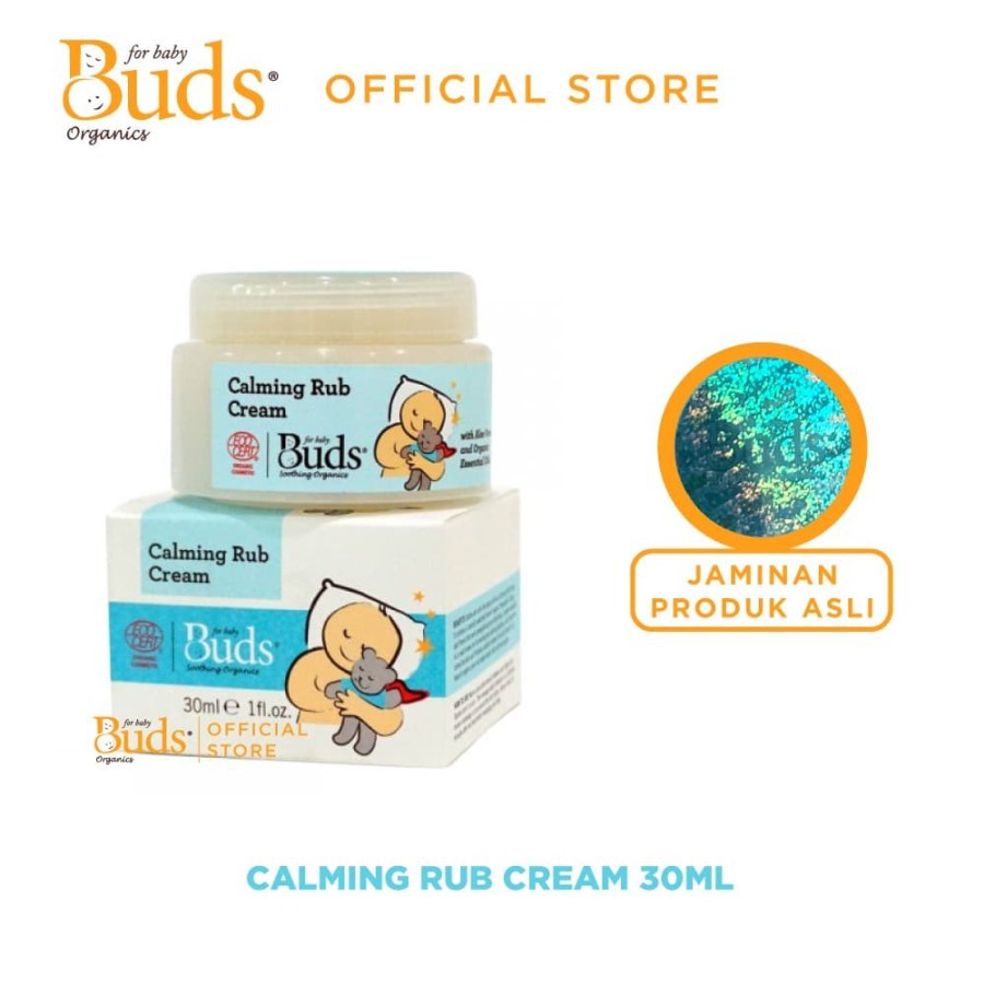 Makassar ! Buds Organics Calming Tummy Rub Cream 30 ml