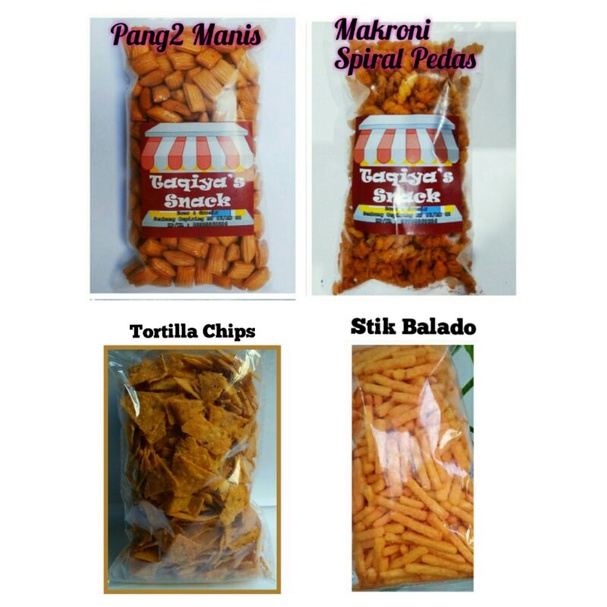 

Snack Kiloan 250 gram Pang-pang, Tortilla Chips, Makroni Spiral, Makroni Jeruk Pedas, Makroni Bantat, Cipir Kuning Cemilan Ringan