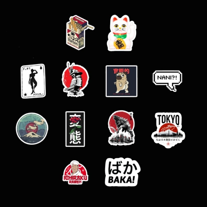 

PEREKAT-PENGIKAT- STICKER PACK JAPAN | HIGH QUALITY | MURAH - M -PENGIKAT-PEREKAT.
