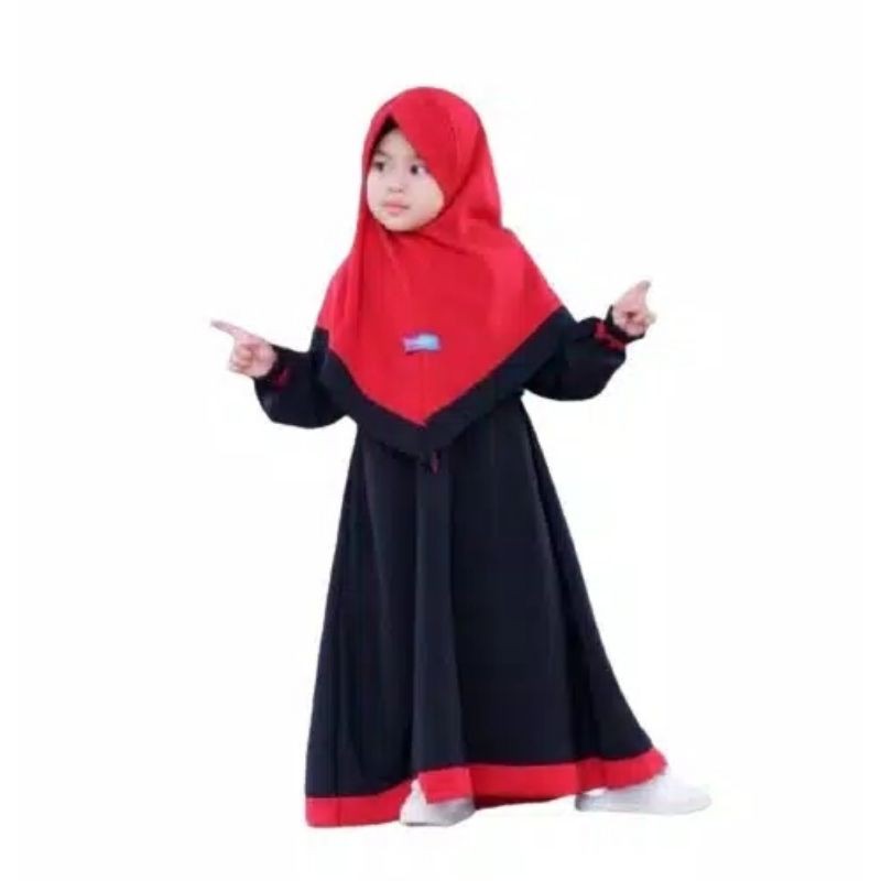 GAMIS ANAK TERMURAH UMUR 1-7 TAHUN ALICIA KIDS gamis kancing