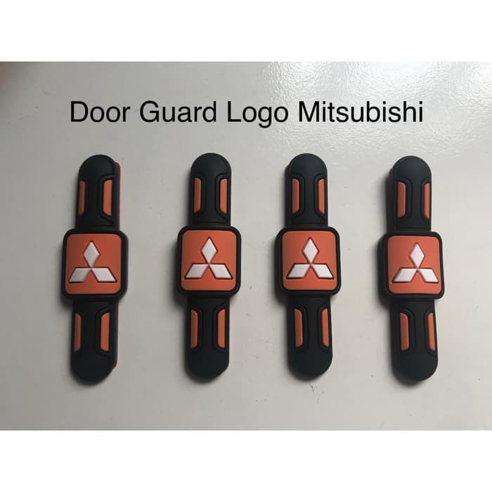 DOOR GUARD PELINDUNG  PINTU  MOBIL  LOGO MITSUBISHI Shopee 