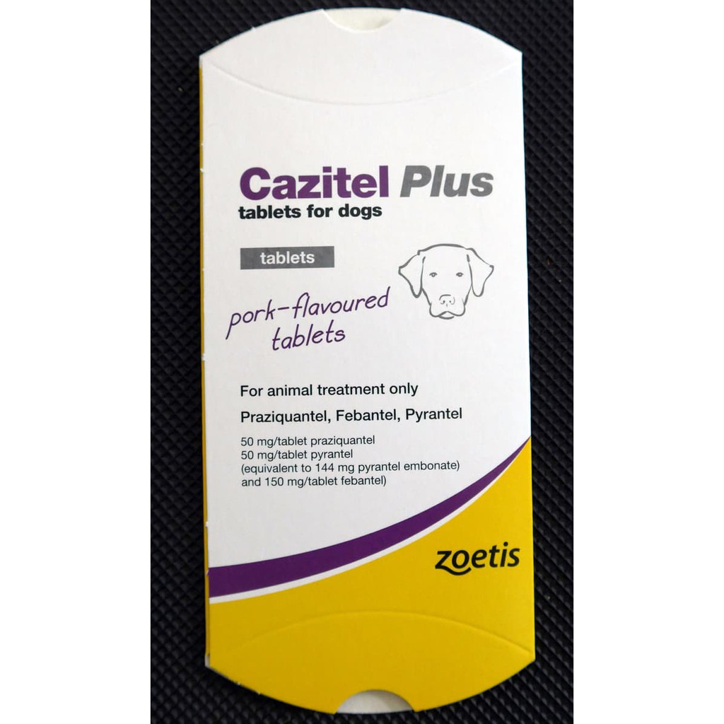 Obat Cacing / Cazitel Plus Tablets For Dogs  1 = 10 kg