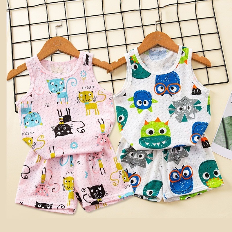 Setelan Kutung Anak Sleeveless Set Printing | Set Sleeveless Kids