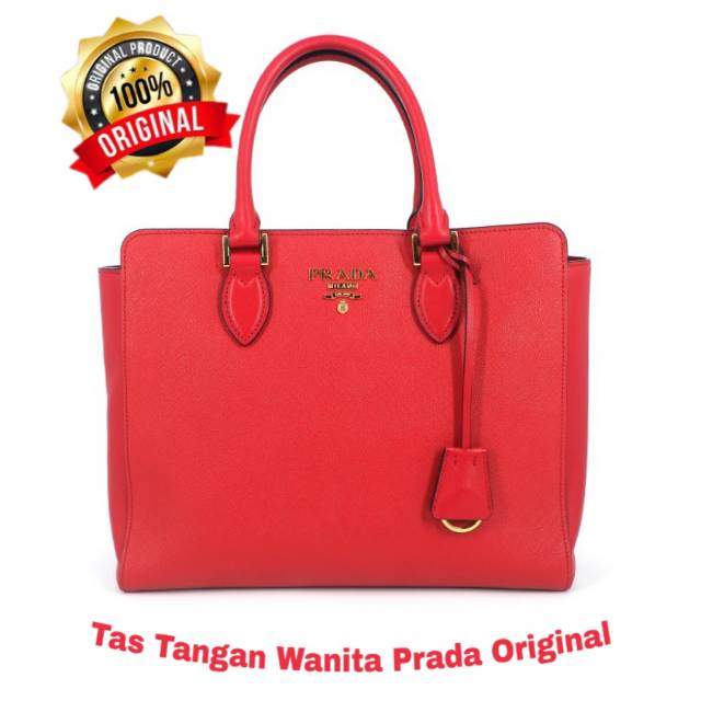 [Tas Branded] - Prada Borsa A Mano Saffiano soft fuoco  100% Original