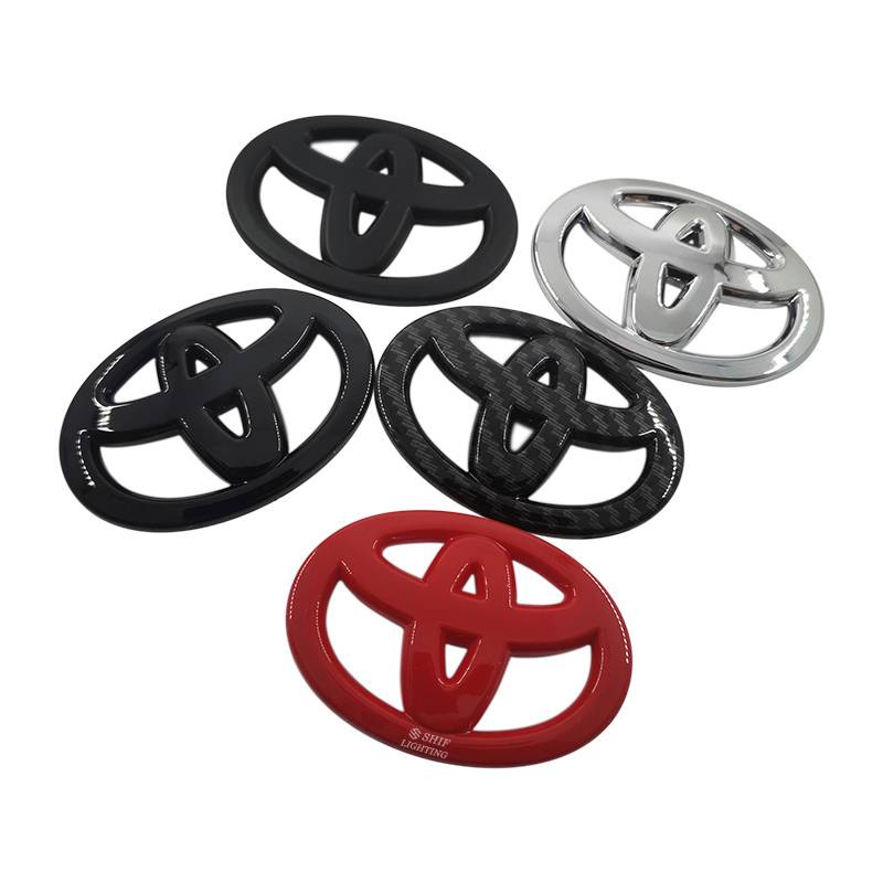 1 x ABS TOYOTA Logo Car Auto Steering Wheel Emblem Badge Sticker Decal Replacement For TOYOTA