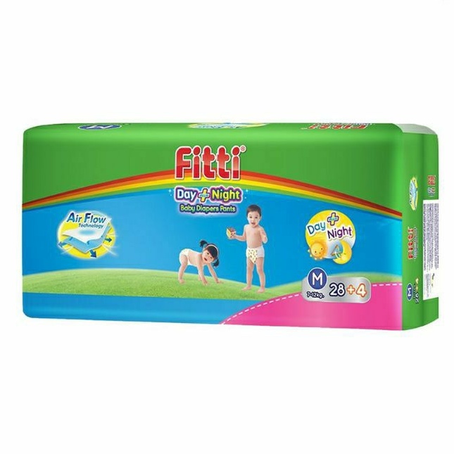 FITTI BABY DIAPER PANTS M32/L28/XL26