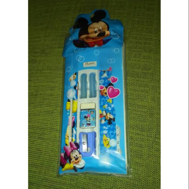 

Alat tulis set mickey mouse